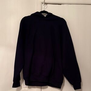 Aritzia Women’s Fleece Navy Blue Hoodie